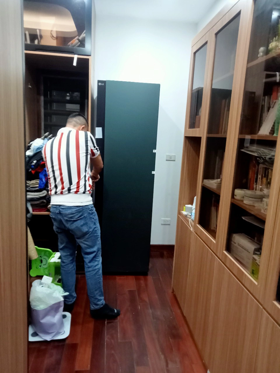Tủ chăm sóc quần áo thông minh LG Styler Inverter 5 móc SC5MNR4G QH246385 8